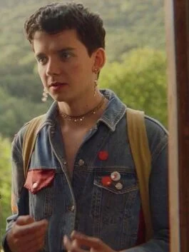 Otis Milburn Sex Education Blue Denim Jacket