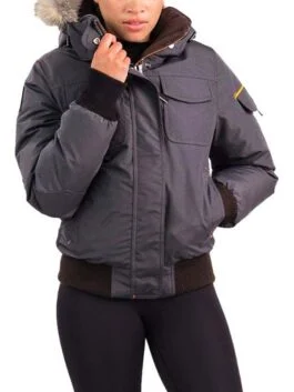 Chicago PD S09 Hailey Grey Puffer Jacket