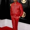 Grammys Awards 2023 Pharell Williams Red Tracksuit