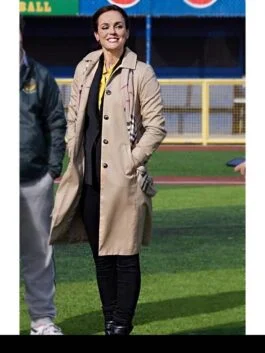 Hearts In The Game 2023 Erin Cahill Trench Coat