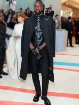 Met Gala 2023 Dwyane Wade Black Coat
