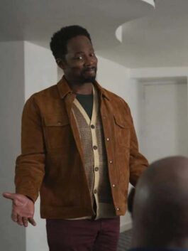 The Final Chapters Harold Perrineau Suede Jacket