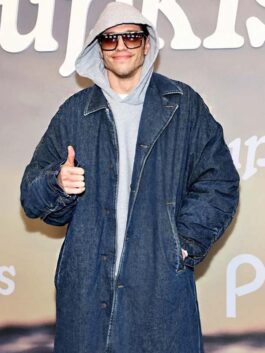 Bupkis 2023 Pete Davidson Denim Coat