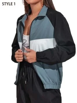 Raglan Sleeve Wind Jacket
