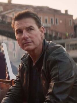 Ethan Hunt Mission Impossible 7 Leather Jacket