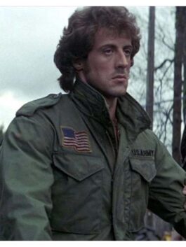 First Blood John Rambo Green Jacket