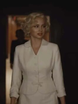 Blonde 2022 Norma Jeane White Blazer