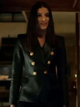 Locke & Key S03 Dodge Black Leather Blazer