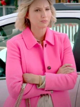 Candy Coated Christmas Molly McCook Pink Coat