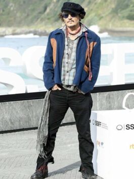 Johnny Depp Blue Jacket