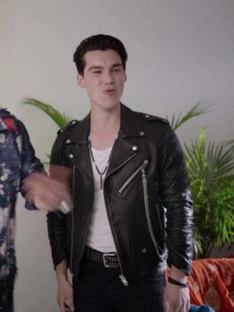 Julie And The Phantoms Jeremy Shada Leather jacket