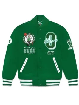 OVO x NBA Boston Celtics Varsity Jacket