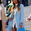 Gossip Girl S02 Monet de Haan Plaid Coat
