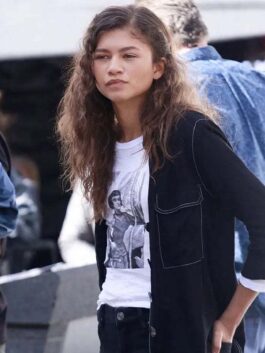 Spider-Man No Way Home Zendaya Blue Jacket