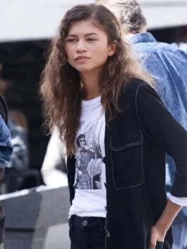 Spider-Man No Way Home Zendaya Blue Jacket