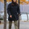 Emmy Rossum Modern Love Black Coat