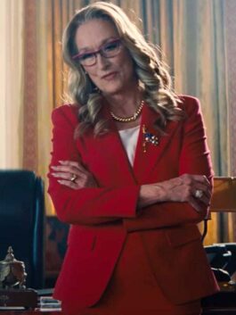 Don’t Look Up President Orlean Red Blazer