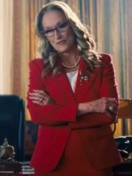 Don’t Look Up President Orlean Red Blazer