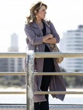 My Life Is Murder Alexa Crowe Trench Coat