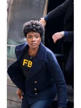 FBI S05 Katherine Renee Kane Blue Peacoat