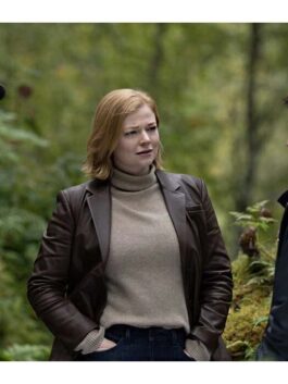 Succession S04 Shiv Roy Leather Blazer