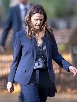 The Diplomat 2023 Kate Wyler Blue Suit