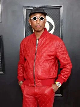 Grammys Awards 2023 Pharell Williams Red Tracksuit