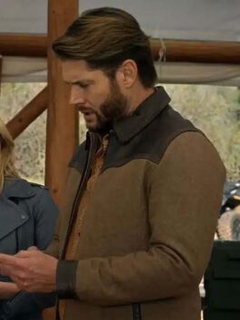 Big Sky S03 Jensen Ackles Brown Leather Jacket