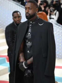 Met Gala 2023 Dwyane Wade Black Coat