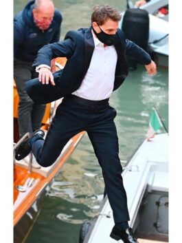 Mission Impossible Dead Reckoning Part One Tom Cruise Black Suit