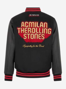 AC Milan X Rolling Stones Varsity Jacket