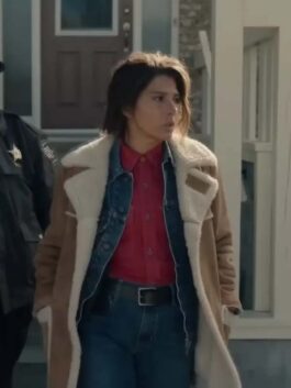 Delia’s Gone 2022 Fran Brown Shearling Coat