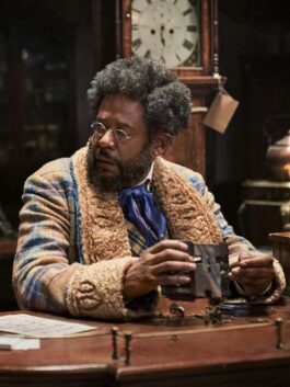 Forest Whitaker Jingle Jangle Shearling Coat