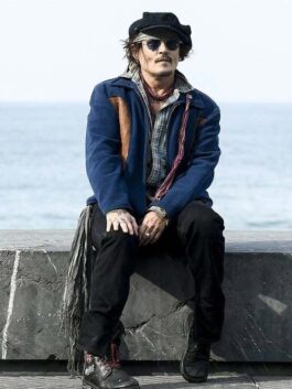 Johnny Depp Blue Jacket