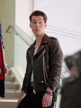 Julie And The Phantoms Jeremy Shada Leather jacket