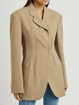 Live with Kelly and Ryan Hailey Bieber Beige Blazer