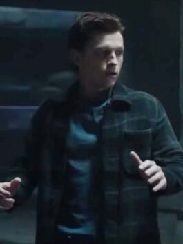 Spider Man No Way Home Peter Parker Plaid Jacket