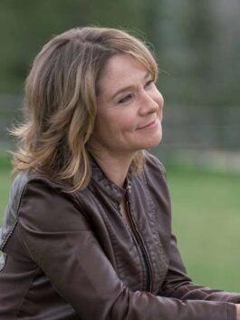 Heartland Megan Follows Brown Leather Jacket