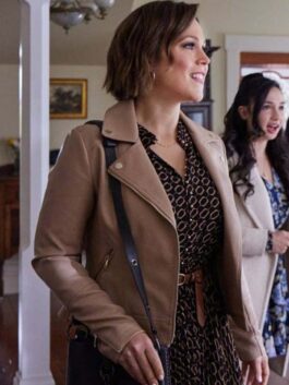 The Wedding Cottage 2023 Vanessa Doyle Leather Jacket