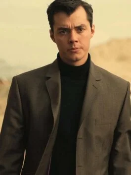 Alfred Pennyworth Jack Bannon Grey Blazer