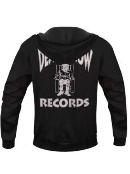 Snoop Dogg Death Row Records Logo Black Hoodie