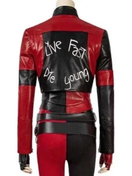 Live Fast Die Clown Harley Quinn Jacket