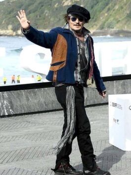 Johnny Depp Blue Jacket