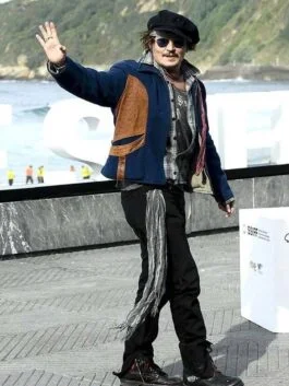 Johnny Depp Blue Jacket