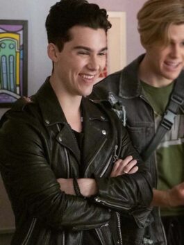 Julie And The Phantoms Jeremy Shada Leather jacket