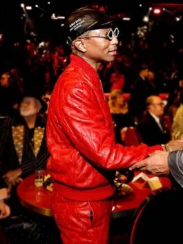 Grammys Awards 2023 Pharell Williams Red Tracksuit