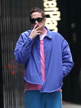 Bupkis 2023 Pete Davidson Purple Jacket