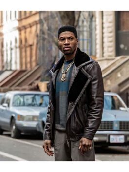 London Brown Power Book III Leather Jacket