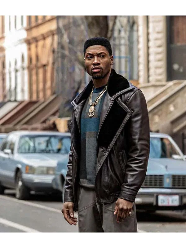 London Brown Power Book III Leather Jacket