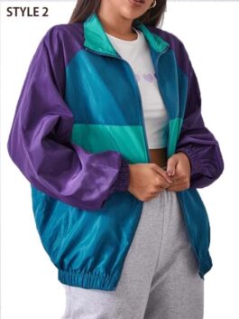 Raglan Sleeve Wind Jacket